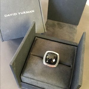 David Yurman 14mm Black Onyx Albion Statement Ring